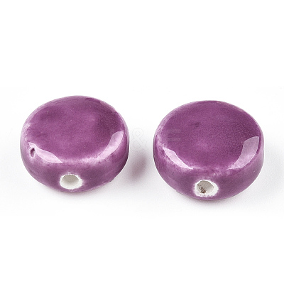 Handmade Porcelain Beads X-PORC-Q215-15x14mm-01-1