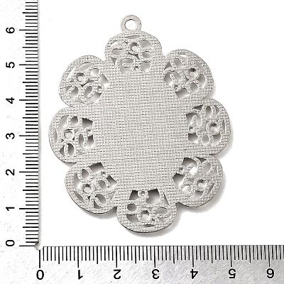 Alloy Pendant Cabochon Settings X-PALLOY-CJX88-P-LF-1
