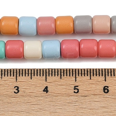 Baking Paint Glass Beads Strands LAMP-S070-06C-1