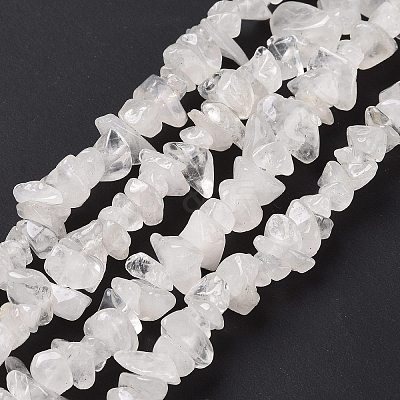Natural Quartz Crystal Chips Beads Strands F019-2-1