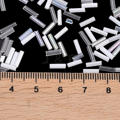 Glass Round Bugle Beads SEED-XCP0001-47I-1