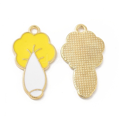 Alloy Enamel Pendants ENAM-M052-02G-1