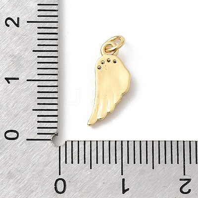 Brass Micro Pave Cubic Zirconia Pendants KK-Z135-07G-1