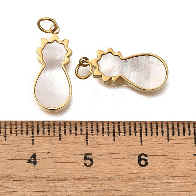 Ion Plating(IP) 304 Stainless Steel Pendants STAS-Q335-07G-1
