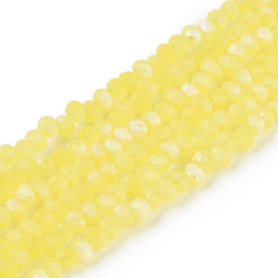 Transparent Glass Beads Strands EGLA-A044-T1mm-MB29-1