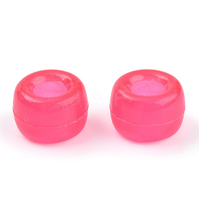 Transparent & Luminous Plastic Beads KY-T025-01-H05-1