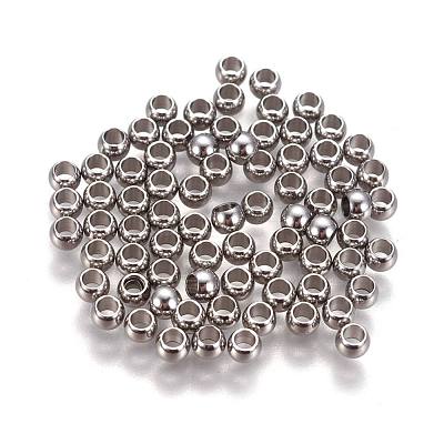 Tarnish Resistant 304 Stainless Steel Spacer Beads STAS-L222-42A-P-1