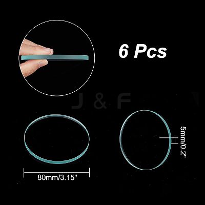 6Pcs Glass Fabric Weight AJEW-CA0002-85-1