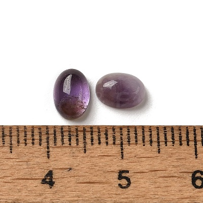 Natural Amethyst Cabochons G-F605E-15B-1