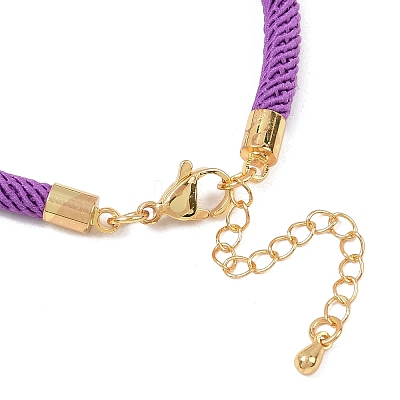 4.5MM Round Nylon Milan Cord Bracelet Making BJEW-I245-01G-41-1
