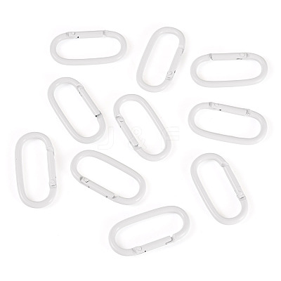 10Pcs Alloy Spring Gate Rings FIND-TA0009-25G-1