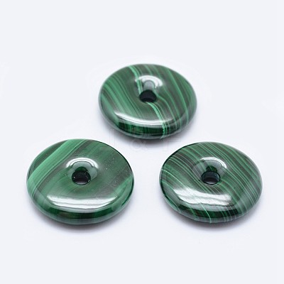 Natural Malachite Pendants G-F571-10-25mm-1