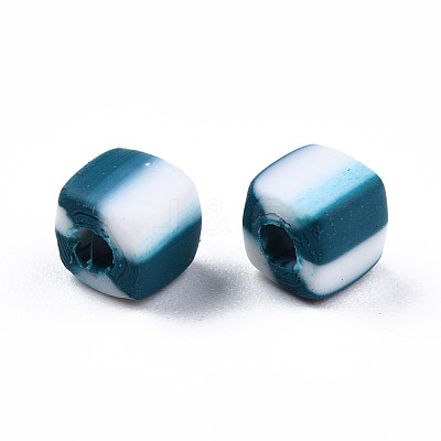 Handmade Polymer Clay Beads Strands CLAY-N010-074-01-1