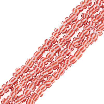 2Strands Handmade Lampwork Beads Strands BLOW-TADJ0001-01H-1
