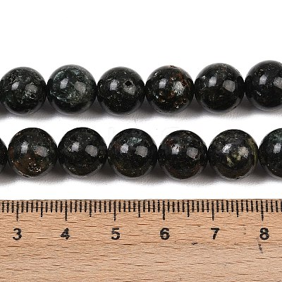 Natural Seraphinite Beads Strands G-H337-A03-05-1