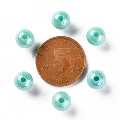 Opaque Acrylic Beads MACR-S370-D8mm-SS2107-1