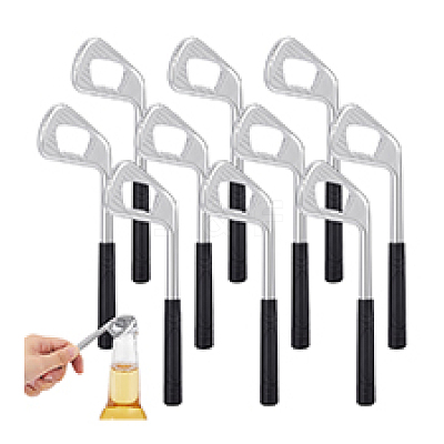 10Pcs Zinc Alloy Bottle Opener AJEW-PH0007-20-1