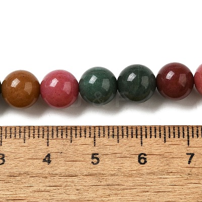 Dyed Natural Malaysia Jade Beads Strands G-G021-02B-15-1