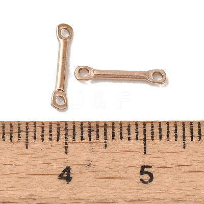 Ion Plating(IP) 304 Stainless Steel Connector Charms STAS-Q323-06A-RG-1