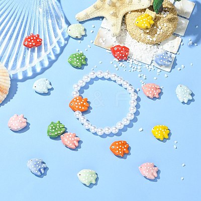 18Pcs 9 Colors Handmade Porcelain Beads PORC-CJ0001-49-1