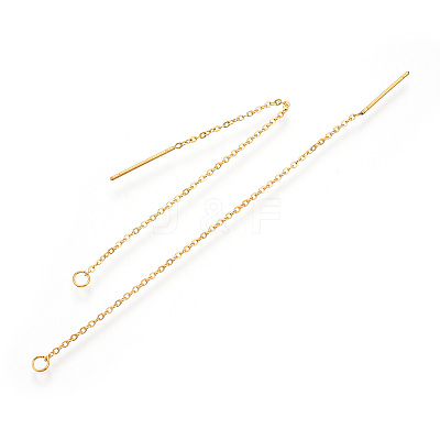 304 Stainless Steel Stud Earring Findings LS-X-STAS-S070-G-1