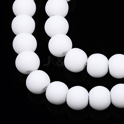 Opaque Glass Beads Strands GLAA-T032-P4mm-MD02-1
