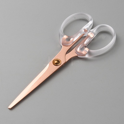 Stainless Steel Scissors AJEW-WH0475-26RG-1