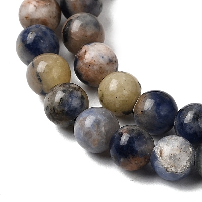 Natural Sodalite Beads Strands G-F591-13B-1