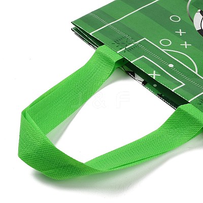 Football Printed Non-Woven Waterproof Tote Bags ABAG-P012-B02-1