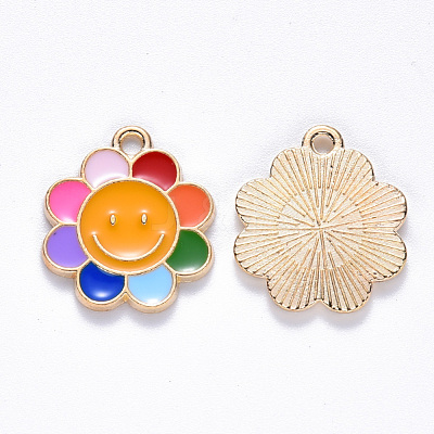 Alloy Enamel Pendants ENAM-N054-009-1