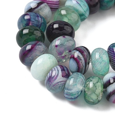 Natural Agate Beads Strands G-H295-C03-19-1