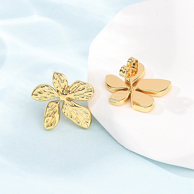 304 Stainless Steel Stud Earrings EJEW-P338-02G-1