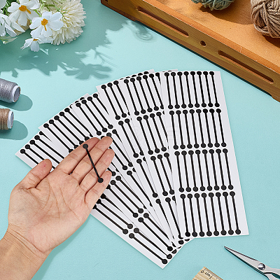 PVC Self-adhesive Stickers STIC-WH0003-60C-1