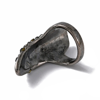 Alloy Women Finger Nail Rings MRMJ-WH0077-028A-B-1