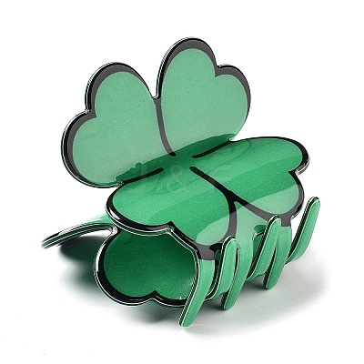 Saint Patrick's Day PVC Plastic Claw Hair Clips PHAR-D016-01C-1