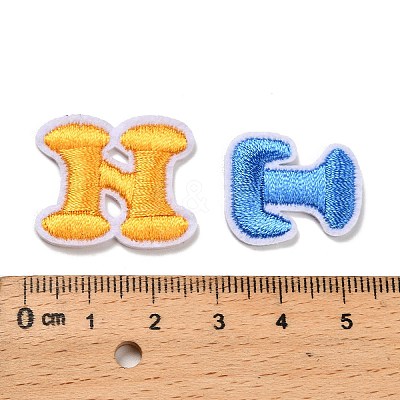 Letter A~Z Embroider Thread Cloth on/Sew On Patches PATC-K001-01-1