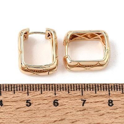 Brass Hoop Earrings KK-CBACA55-19G-1