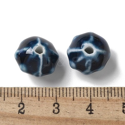 Vintage Porcelain Pumpkin Beads PORC-L080-A11-1