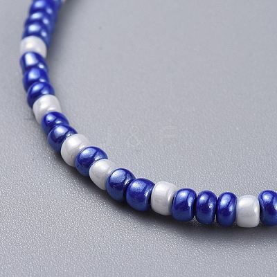 Adjustable Nylon Thread Braided Beads Bracelets X-BJEW-JB04522-07-1