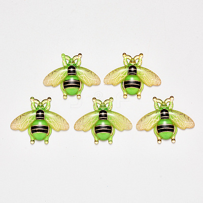Transparent Acrylic Pendants X-TACR-R140-07B-1