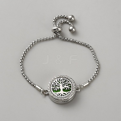 316 Surgical Stainless Steel Box Chain Slider Bracelets BJEW-WH0029-05P-01-1