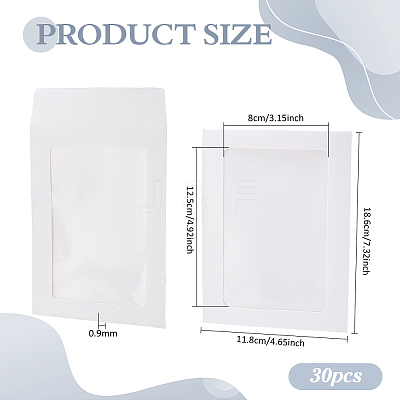 Paper Name Card Holders AJEW-WH0460-058B-1