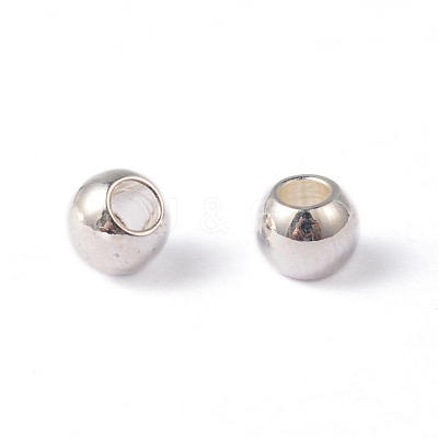 Round 202 Stainless Steel Beads STAS-O091-A-03S-1