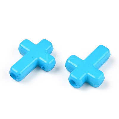 Opaque Acrylic Beads SACR-436-5-1