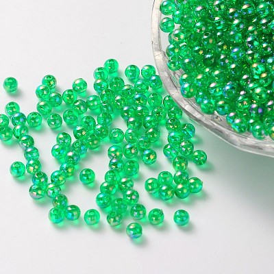 Eco-Friendly Transparent Acrylic Beads X-PL731-8-1