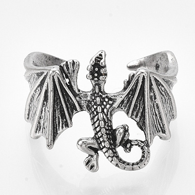 Alloy Cuff Finger Rings RJEW-T008-03-1