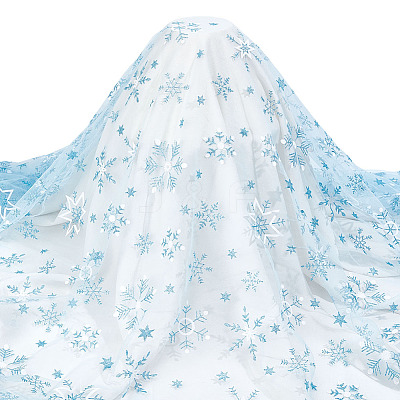Polyester Mesh Fabrics DIY-WH0622-375A-1