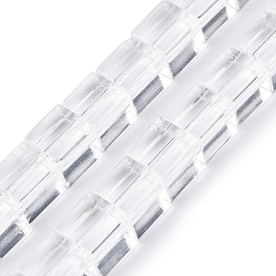 Transparent Glass Beads Strands GLAA-N001-46B-1