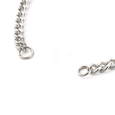 Tarnish Resistant 304 Stainless Steel Twisted Chains Bracelet Making X-AJEW-JB01064-1