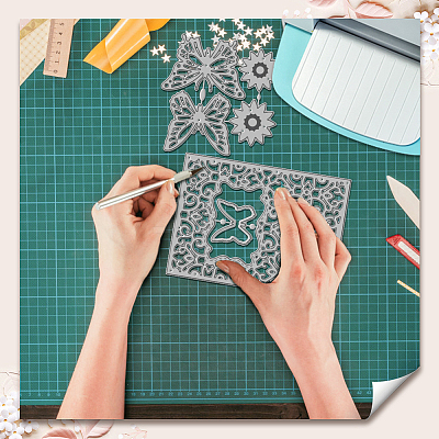 Butterfly Carbon Steel Cutting Dies Stencils DIY-WH0309-2572-1